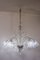 Lámpara de araña vintage grande de cristal de Murano de cinco luces atribuida a Ercole Barovier para Barovier & Toso, años 40, Imagen 3