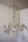 Lámpara de araña vintage grande de cristal de Murano de cinco luces atribuida a Ercole Barovier para Barovier & Toso, años 40, Imagen 10