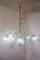 Lámpara de araña vintage grande de cristal de Murano de cinco luces atribuida a Ercole Barovier para Barovier & Toso, años 40, Imagen 4