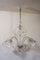Lámpara de araña vintage grande de cristal de Murano de cinco luces atribuida a Ercole Barovier para Barovier & Toso, años 40, Imagen 8