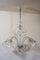 Large Vintage 5-Light Murano Glass Chandelier attributed to Ercole Barovier for Barovier & Toso, 1940s 8