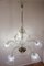 Large Vintage 5-Light Murano Glass Chandelier attributed to Ercole Barovier for Barovier & Toso, 1940s 11