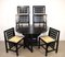 Table and 4 Chairs by Charles Rennie Mackintosh for Cassina, Italy, 1970s, Set of 5, Image 2
