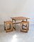 Triform Nesting Tables and Stools from McIntosh, UK, 1970s, Set of 3, Image 7