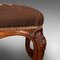 Antique English Early Victorian Needlepoint Dressing Stool in Walnut 10