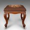 Antique English Early Victorian Needlepoint Dressing Stool in Walnut, Image 5