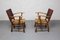 Fauteuils Rush et Chêne de De Ster Gelderland, Pays-Bas, 1950s, Set de 2 4