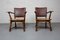 Rush and Oak Armchairs from De Ster Gelderland, Netherlands, 1950s, Set of 2 10