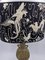Lámpara de mesa china antigua de bronce, Imagen 4