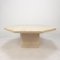 Italian Octagon Coffee Table in Travertine, 1980s 6