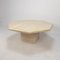 Italian Octagon Coffee Table in Travertine, 1980s 9