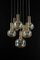 Large Smoked Glass Cascade Chandelier from Ott International, 1970s, Image 10