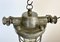 Industrial Cast Aluminium Cage Pendant Light, 1960s 3