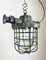 Industrial Cast Aluminium Cage Pendant Light, 1960s 9