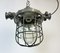 Lámpara colgante industrial en forma de jaula de aluminio fundido, años 60, Imagen 11