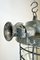Lámpara colgante industrial en forma de jaula de aluminio fundido, años 60, Imagen 10