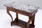 Walnut & Marble Top Console Table, 1880s 5