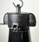 Lámpara colgante industrial de fábrica en negro con superficie de hierro fundido, años 70, Imagen 8