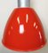 Large Industrial Red Painted Factory Lamp from Elektrosvit, 1960s 4