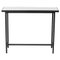 Herringbone Tile Console Table in White Tiles Black Steel by Warm Nordic, Image 1