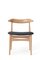 Cow Horn Chair Oak Anthracite Melange by Warm Nordic 2