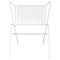 White Capri Easy Lounge Chair by Cools Collection 1