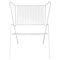 White Capri Easy Lounge Chair by Cools Collection, Image 1