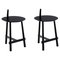 Black Altay Side Tables by Patricia Urquiola, Set of 2, Image 1
