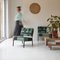 Barbican Green O2 Armchair by Babel Brune 4