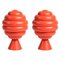 Small Beebee Jars in Orange by Made by Choice, Set of 2, Image 1