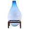Runde quadratische blaue Bubble Vase von Studio Thier & Van Daalen 1