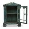 Patinated Wooden Wall Display Cabinet 2