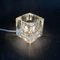 Glass Ice Cube Desk Lamp attributed to Peill & Putzler, 1970s 9