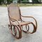 Curved Wooden Rocking Chair 1