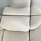 Italian Space Age Modern Modular Sofa in White-Beige Fabric with Pouf, 1970s, Set of 6 16