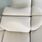 Italian Space Age Modern Modular Sofa in White-Beige Fabric with Pouf, 1970s, Set of 6, Image 16