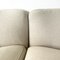 Italian Space Age Modern Modular Sofa in White-Beige Fabric with Pouf, 1970s, Set of 6, Image 18