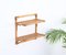 French Riviera Two-Tier Wall Shelf in Rattan and Bamboo, 1970s, Image 7