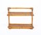 French Riviera Two-Tier Wall Shelf in Rattan and Bamboo, 1970s, Image 11