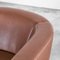 Tulip Swivel Club Chairs in Brown Leather from B&b Italia / C&b Italia, Set of 2 8