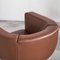 Tulip Swivel Club Chairs in Brown Leather from B&b Italia / C&b Italia, Set of 2 17