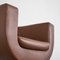Tulip Swivel Club Chairs in Brown Leather from B&b Italia / C&b Italia, Set of 2 13