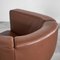 Tulip Swivel Club Chairs in Brown Leather from B&b Italia / C&b Italia, Set of 2 15