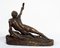 Antique Sculpture in Glossy Bronze by Moureau, Image 3
