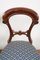 Victorian English Chairs in Solid Mahogany, 19th Century, Set of 4 2