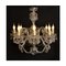 Vintage Venetian Glass 8 Branch Chandelier, 1960s 2