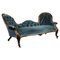 Victorian Mahogany Double Ended Chaise Lounge, 1870s 1