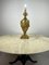 Lámpara de mesa grande de haya dorada, años 70, Imagen 6