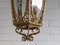 Large Italian Brass Lantern Ceiling Lamp, 1950s 5
