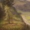 Olivetti, Große Italienische Landschaft, 1919, Öl auf Leinwand, Gerahmt 11